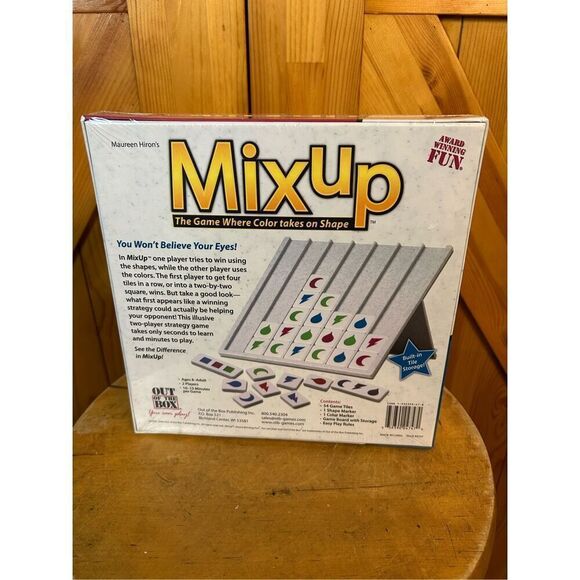 Mix Up Game Out of the Box Connect 4 Tiles in a Row Strategy for 2 Players 8+ Se - Picture 2 of 10